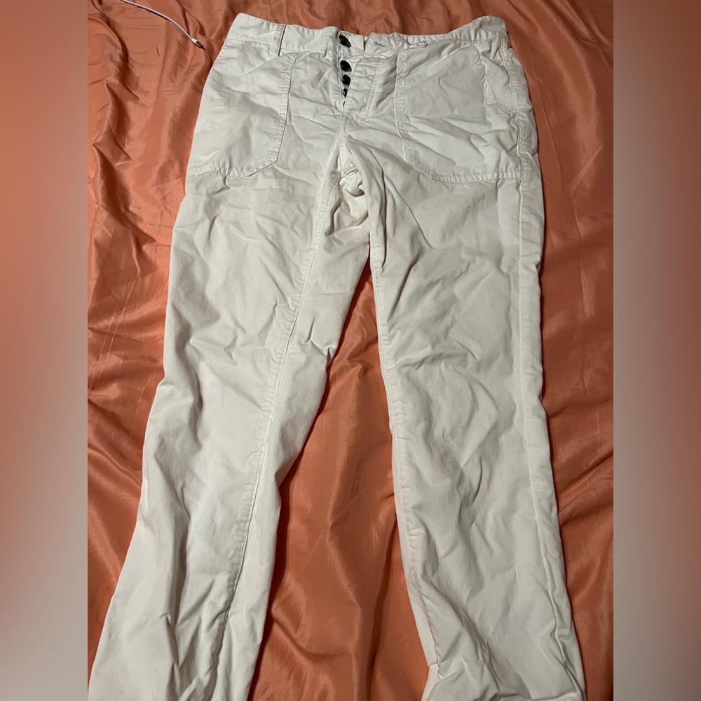 Zadig & Voltaire White Cropped Pants